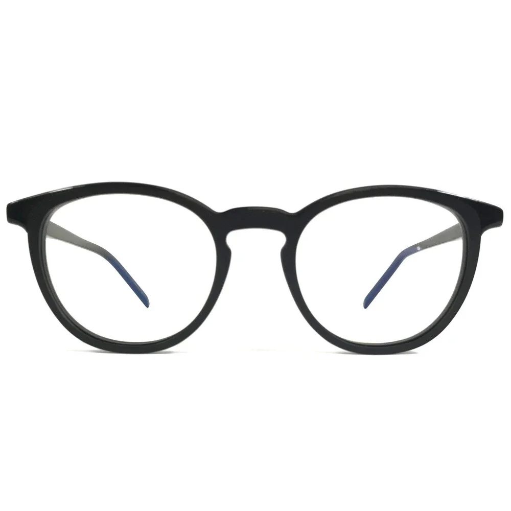 Tom Davies Eyeglasses Frames TD745 Col. 2250 Polished Shiny Black 48-20-140